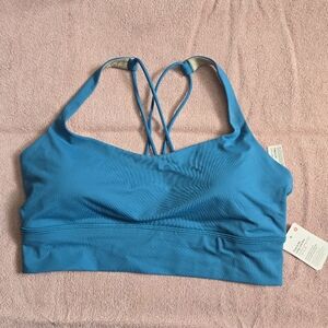 Lululemon Free to Be Longline BraLight Support, A/B Cup! Hawaiian Blue